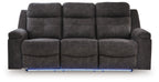 Brysonview - Reclining Sofa - Charcoal