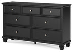 Lanolee - Dresser - Black