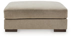 Linenhause - Oversized Accent Ottoman - Dune