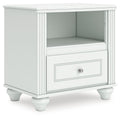 Kozlani - One Drawer Night Stand - White