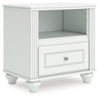 Kozlani - One Drawer Night Stand - White