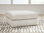 Kestrie - Oversized Accent Ottoman - Feathered