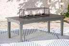 Visola - Rectangular Cocktail Table - Gray