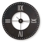 Lytle - Wall Clock - Antique Brown