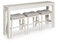 Robbinsdale - Rectangular Dining Room Counter Table Set (Set of 4) - Antique White