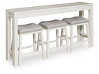 Robbinsdale - Rectangular Dining Room Counter Table Set (Set of 4) - Antique White