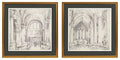 Downyard - Wall Art Set (Set of 2) - Black / Beige