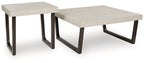 Westenfort - Occasional Table Set (Set of 2) - Espresso / Gray