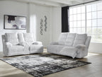 Rhines Falls - 2 Pc. - Power Reclining Sofa And Loveseat - Alloy