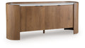 Fitzroy - Accent Cabinet - Brown / White