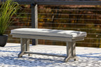 Visola - Bench with Cushion - Gray