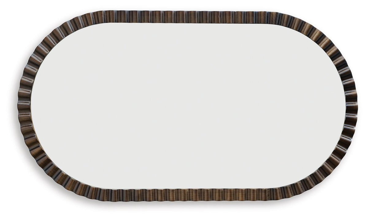 Clorington - Accent Mirror - Dark Brown