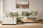 Rawcliffe - 5-Piece Sectional - Parchment