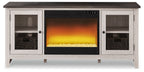 Dorrinson - TV Stand With Fireplace Insert