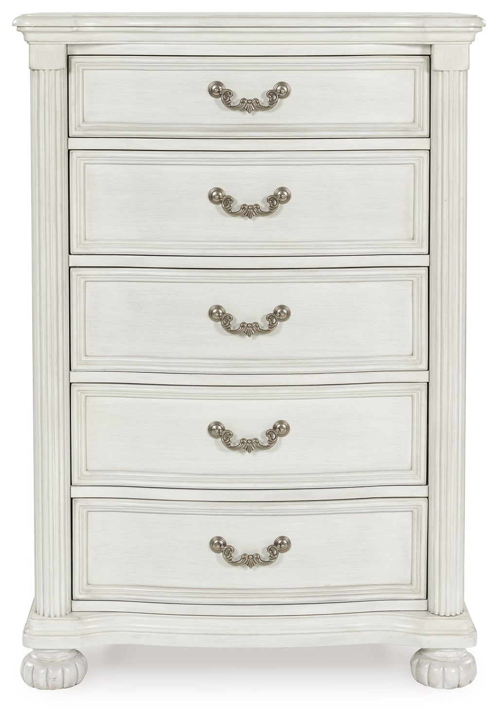 Montelaine - Five Drawer Chest - Antique White