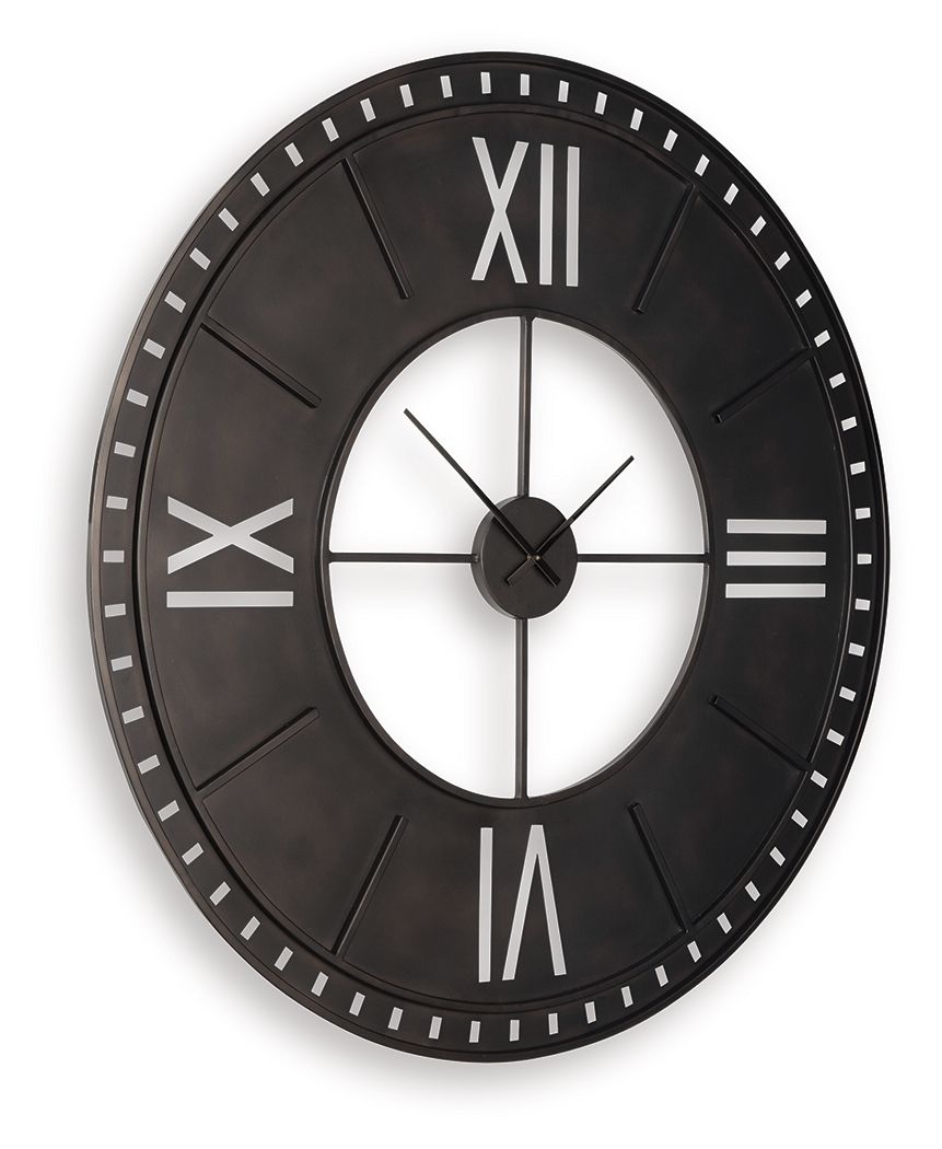 Lytle - Wall Clock - Antique Brown