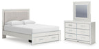 Zuraleus - Upholstered Panel Platform Storage Bedroom Set