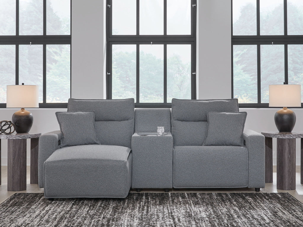 Modmax II - Reclining Sectional - Salt And Pepper