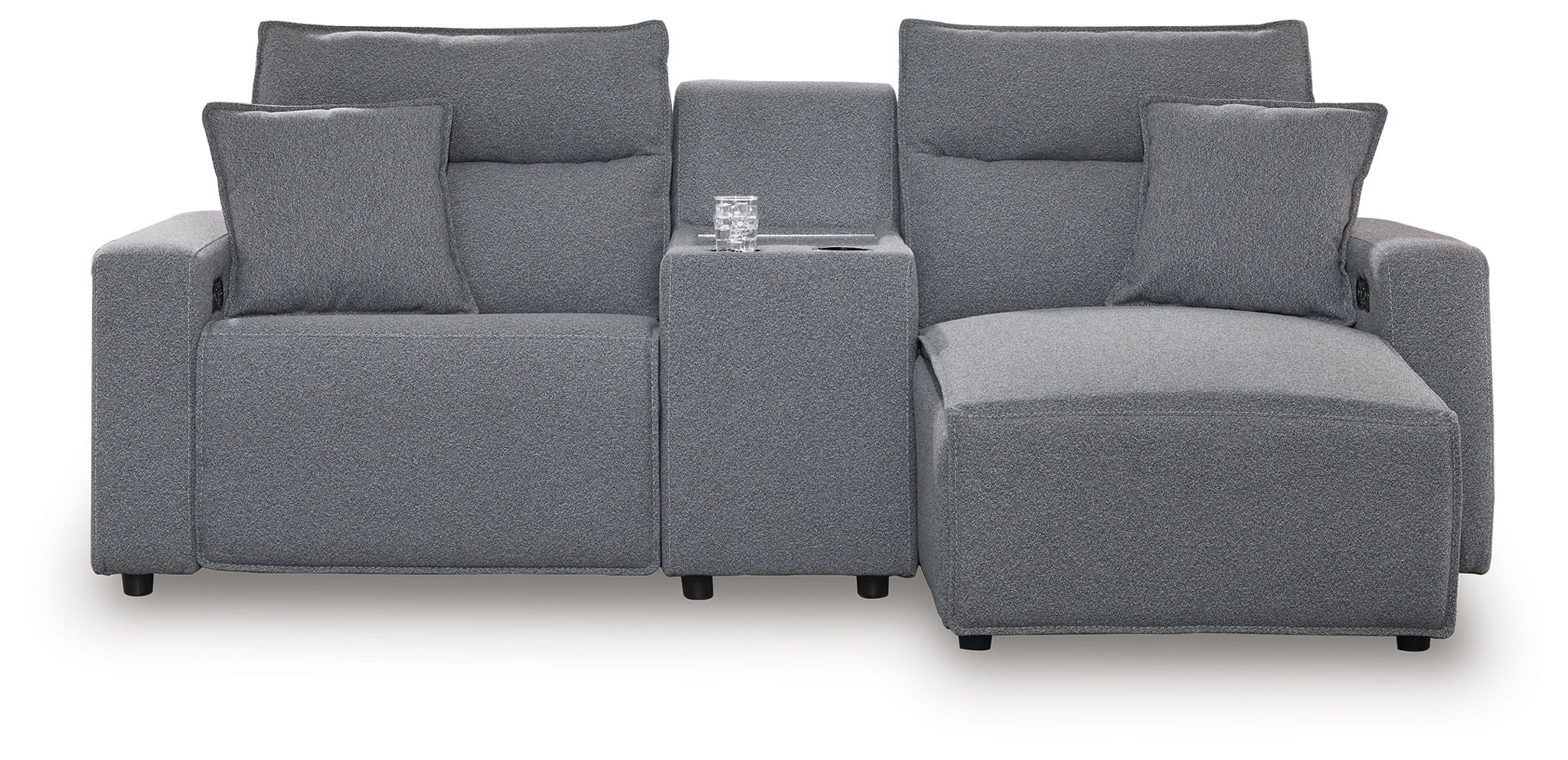Modmax II - Reclining Sectional - Salt And Pepper