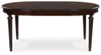 Lavinton - Oval Dining Room Extension Table - Brown