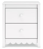 Hallityn - Two Drawer Night Stand - White