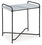 Ashber - Accent Table - White / Black