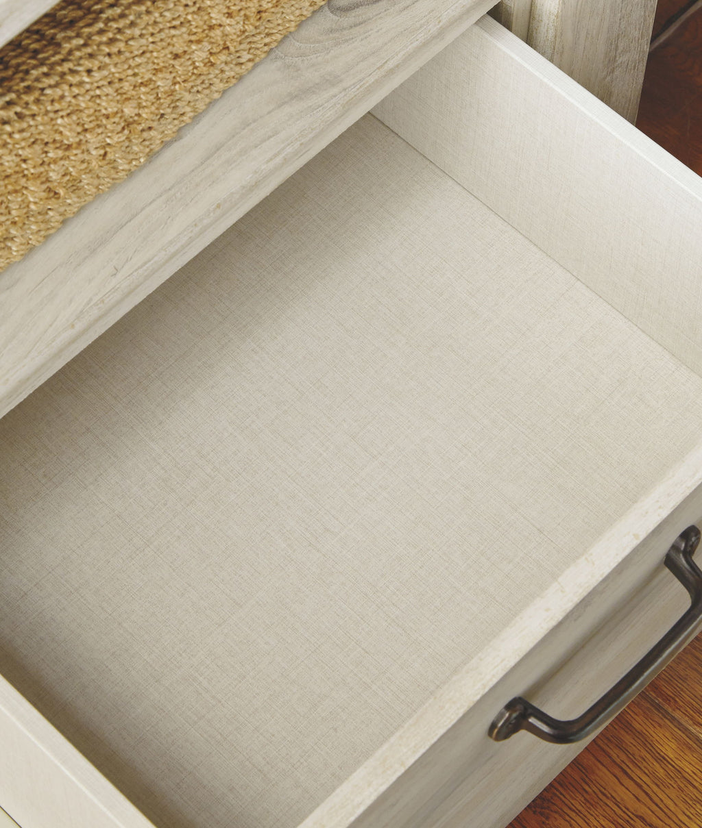 Bellaby - Five Drawer Chest - Whitewash