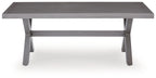 Half Moon Beach - Rectangular Cocktail Table - Gray