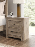 Rusticott - Two Drawer Night Stand - Brown