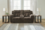Frohn - Dbl Reclining Loveseat With Console