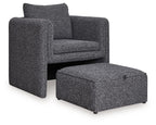 Vreni - Accent Chair - Charcoal / Black