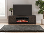 Cayboni - LG TV Stand With Fireplace Option