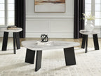 Lilyberg - Occasional Table Set (Set of 3) - Gray / Black