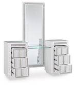 Chalanna - Vanity With Mirror - White