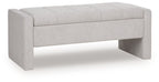 Akselman - Storage Bench - Gray