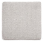 Koralynn - Oversized Accent Ottoman - Stone