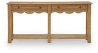 Whitmund - Console Sofa Table - Light Brown
