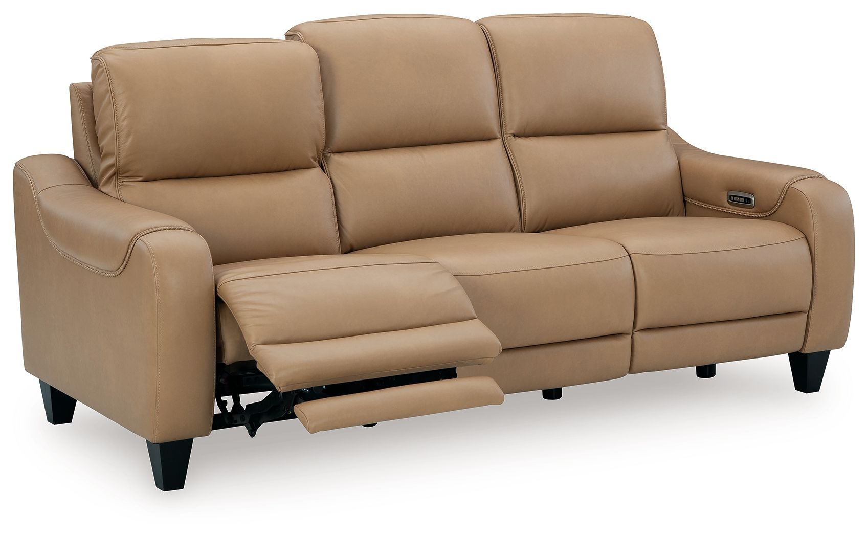 Mosswell - Power Reclining Sofa With Adj Headrest - Toffee