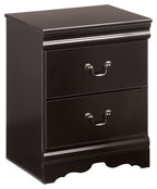 Huey Vineyard - Two Drawer Night Stand - Black