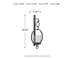 Ogaleesha - Wall Sconce - Brown