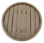 Marina Sun - Round End Table - Beige