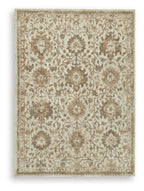 Sableridge - 5' x 7' Rug - Ivory / Taupe / Camel