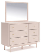 Wistenpine - Dresser And Mirror - Blush