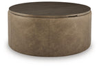 Bethanstone - Storage Ottoman - Warm Brown