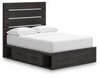 Hollivern - Panel Storage Bed