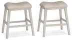 Skempton - Upholstered Stool (Set of 2) - White
