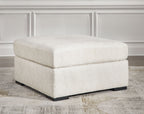 Chessington - Oversized Accent Ottoman - Ivory