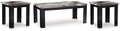 Jazmore - Occasional Table Set (Set of 3) - Dark Brown