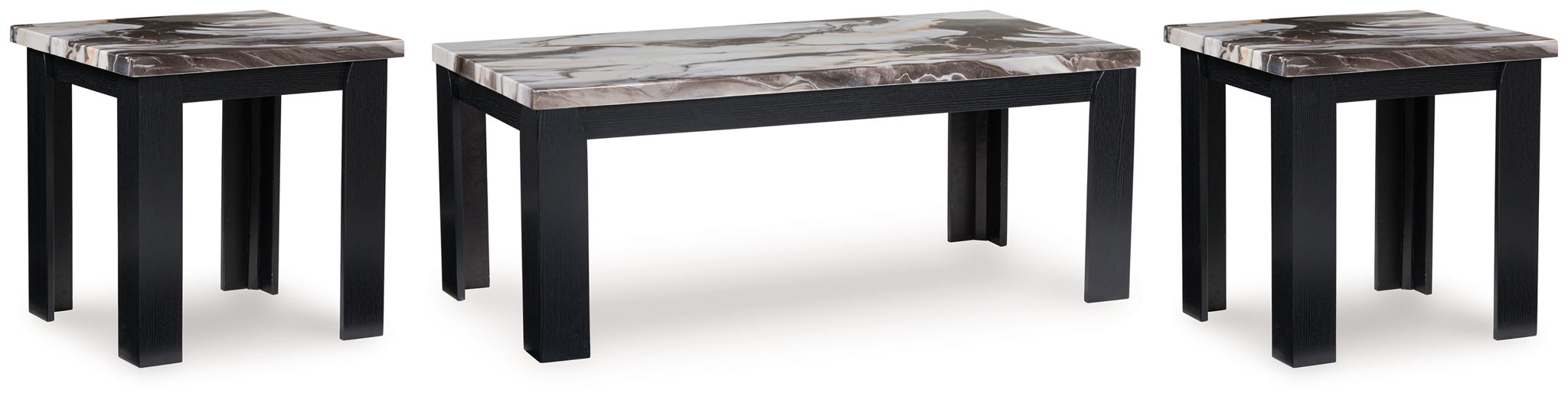 Jazmore - Occasional Table Set (Set of 3) - Dark Brown