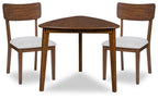 Tameride - 3 Pc. - Dining Table And 2 Chairs - Brown